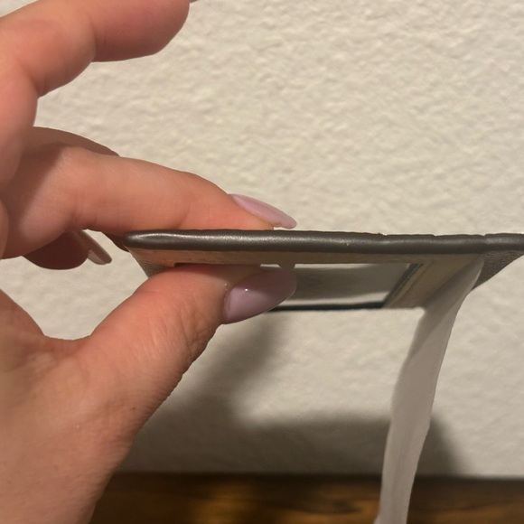 Coach Cream and Tan Card Holder - Picture 8 of 9